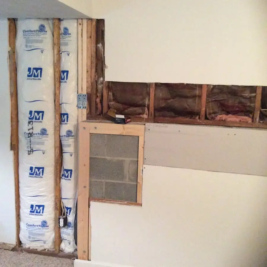 Wall insulation replacement during Contents Cleaning & Restoration in Pullman